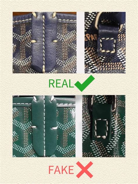 rodeo hall goyard fake|how to identify a fake goyard.